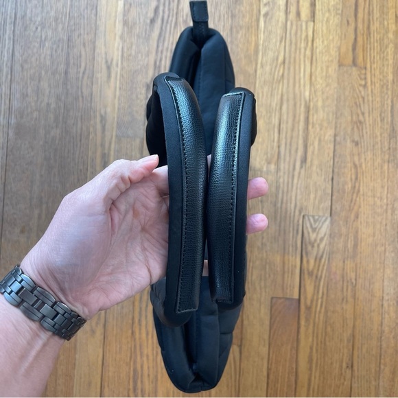 Karl Lagerfeld Voyage Black Puffy Tote Bag Black NWT - Picture 8 of 10